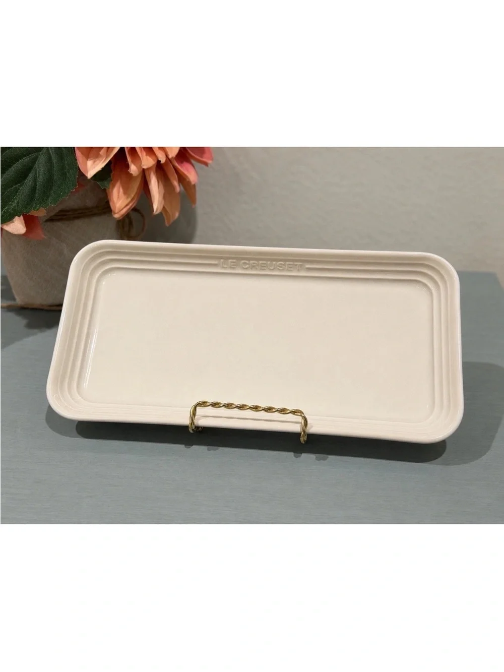 Le Creuset Stoneware Leger Rectangular Plate 25cm / 5